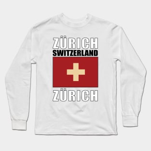 Flag of Switzerland Long Sleeve T-Shirt